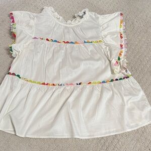 Crosby ruffle blouse